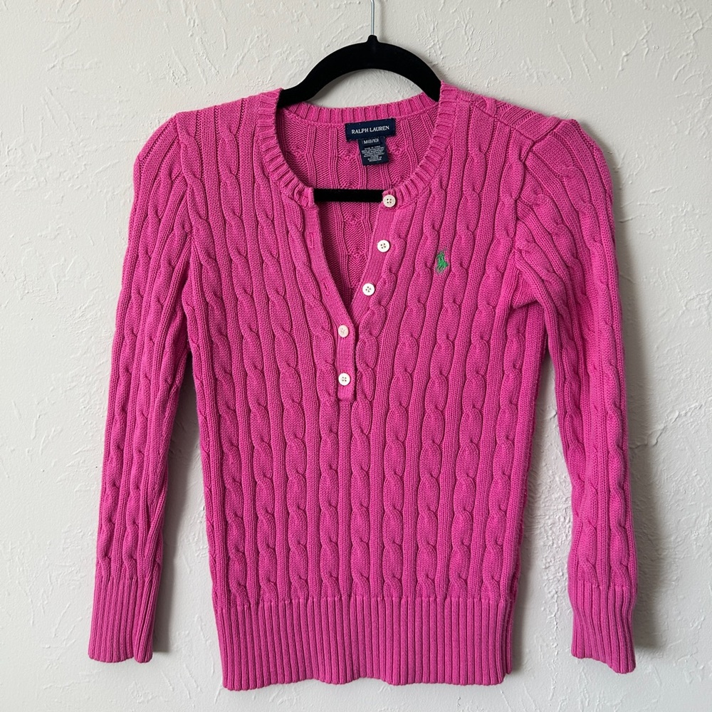 Beautiful Pink Ralph Lauren knit top